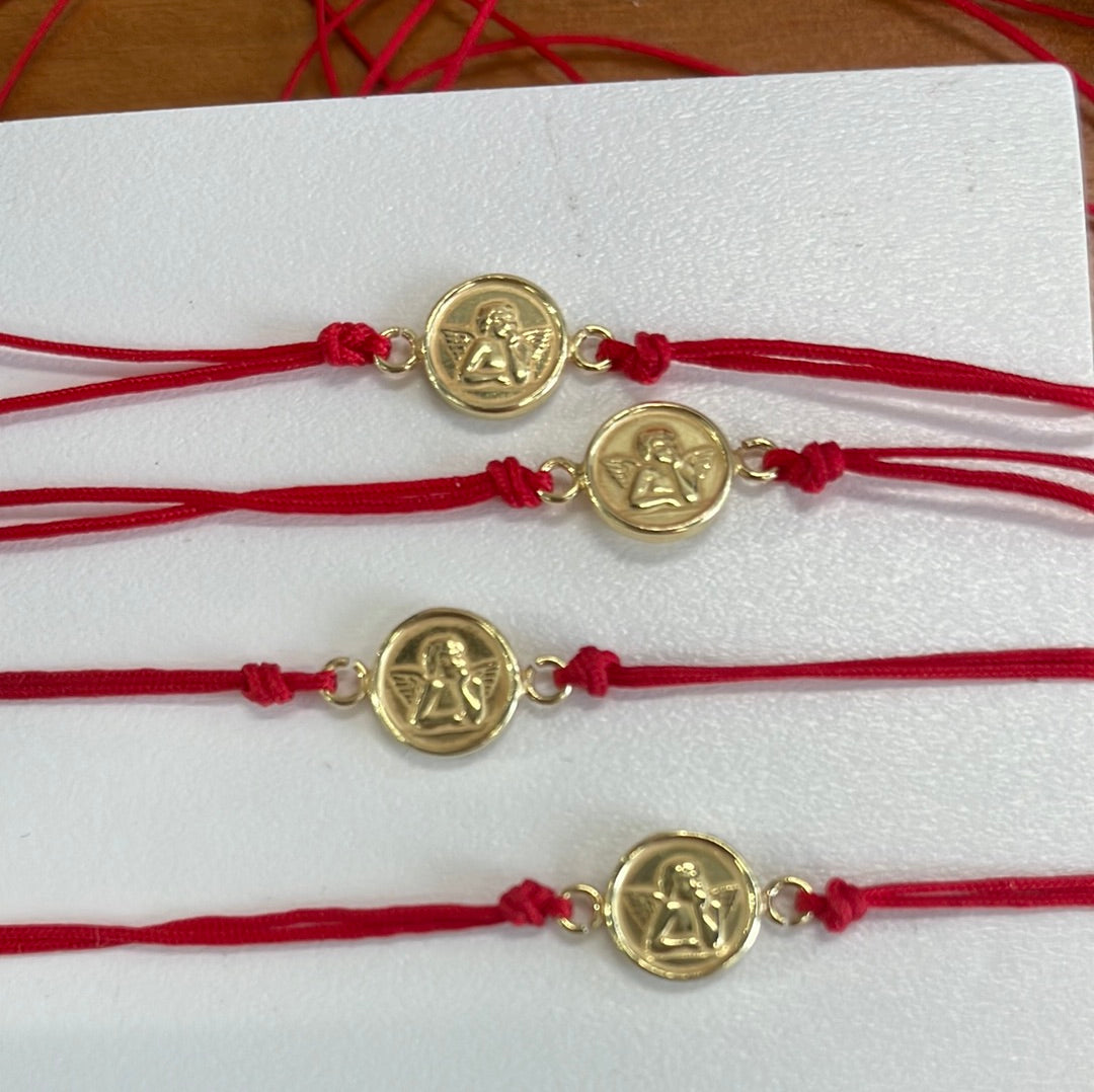 Guardian Angel Red Cord Bracelet Bracelets