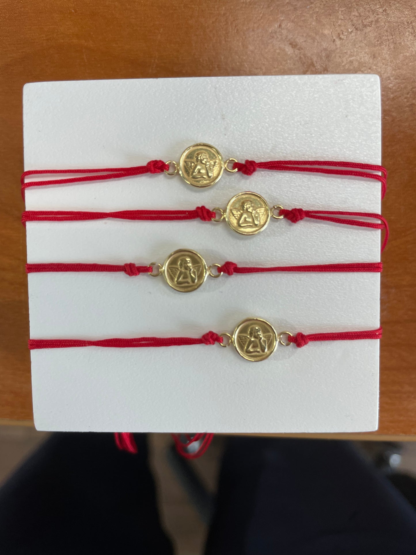 Guardian Angel Red Cord Bracelet Bracelets