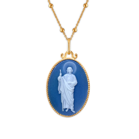 Emperatriz Saint Jude Medallion Necklaces
