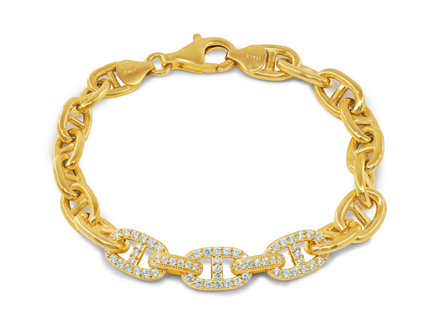 Fronay CZ Links Necklace Bracelets