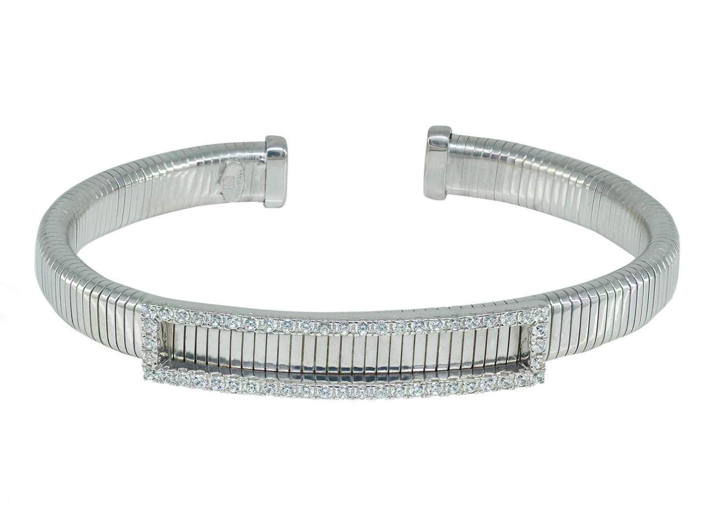 Cz Tubo Gas Cuff Bangle Bracelets