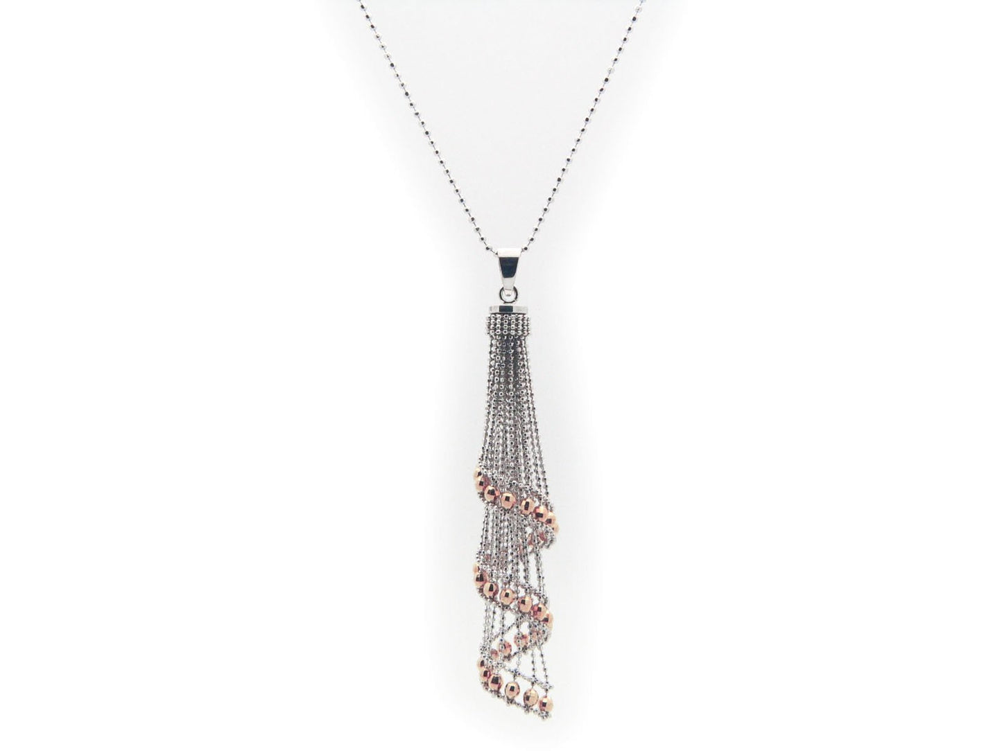 Silk Spiral Necklace Necklaces