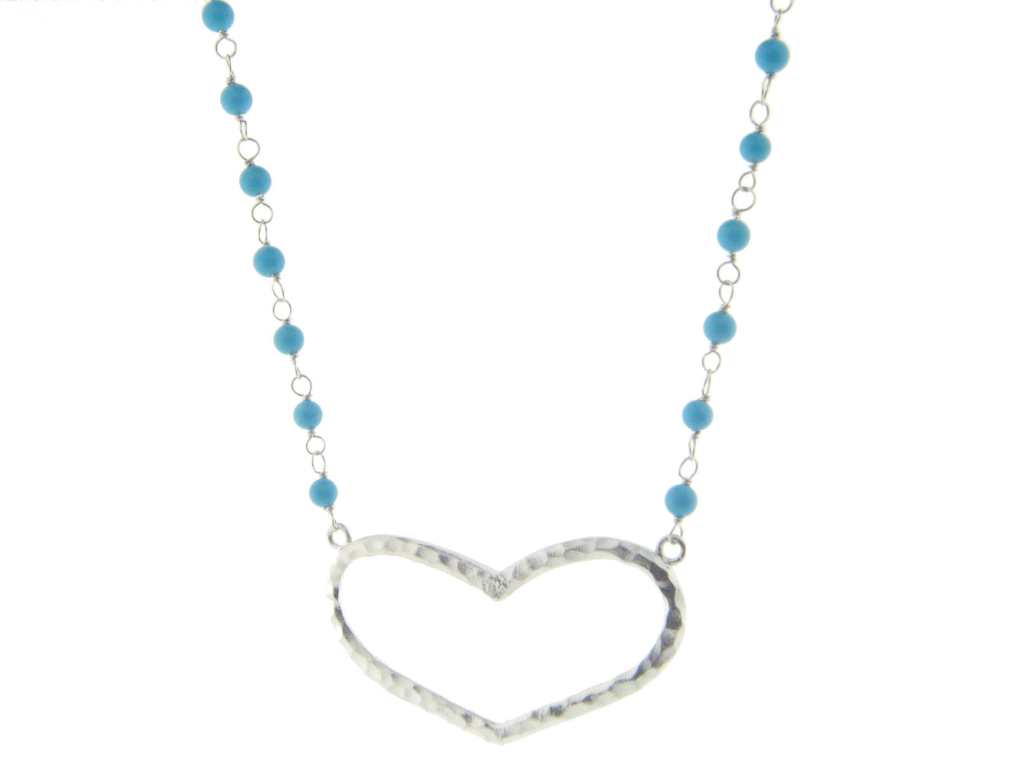 Hammered Heart Necklace Necklaces