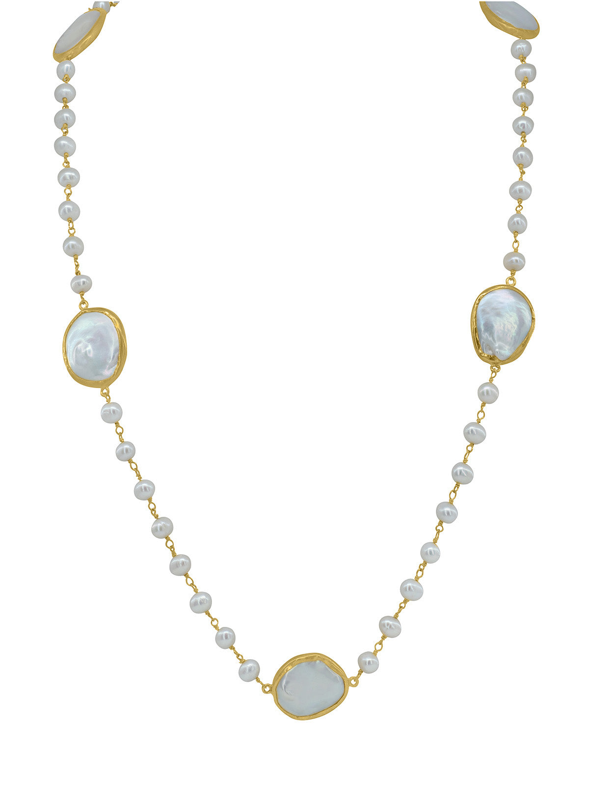 Pearl by the Yard Station Necklace Necklaces