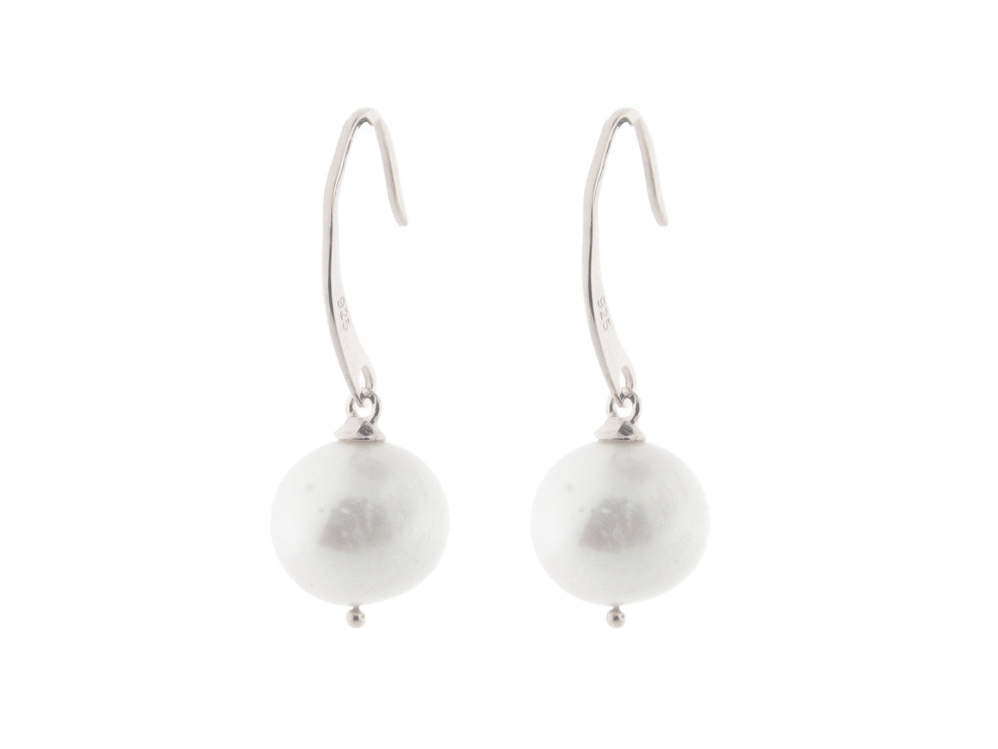 Flat Hook Freshwater Cultured Pearl Earrings Earrings