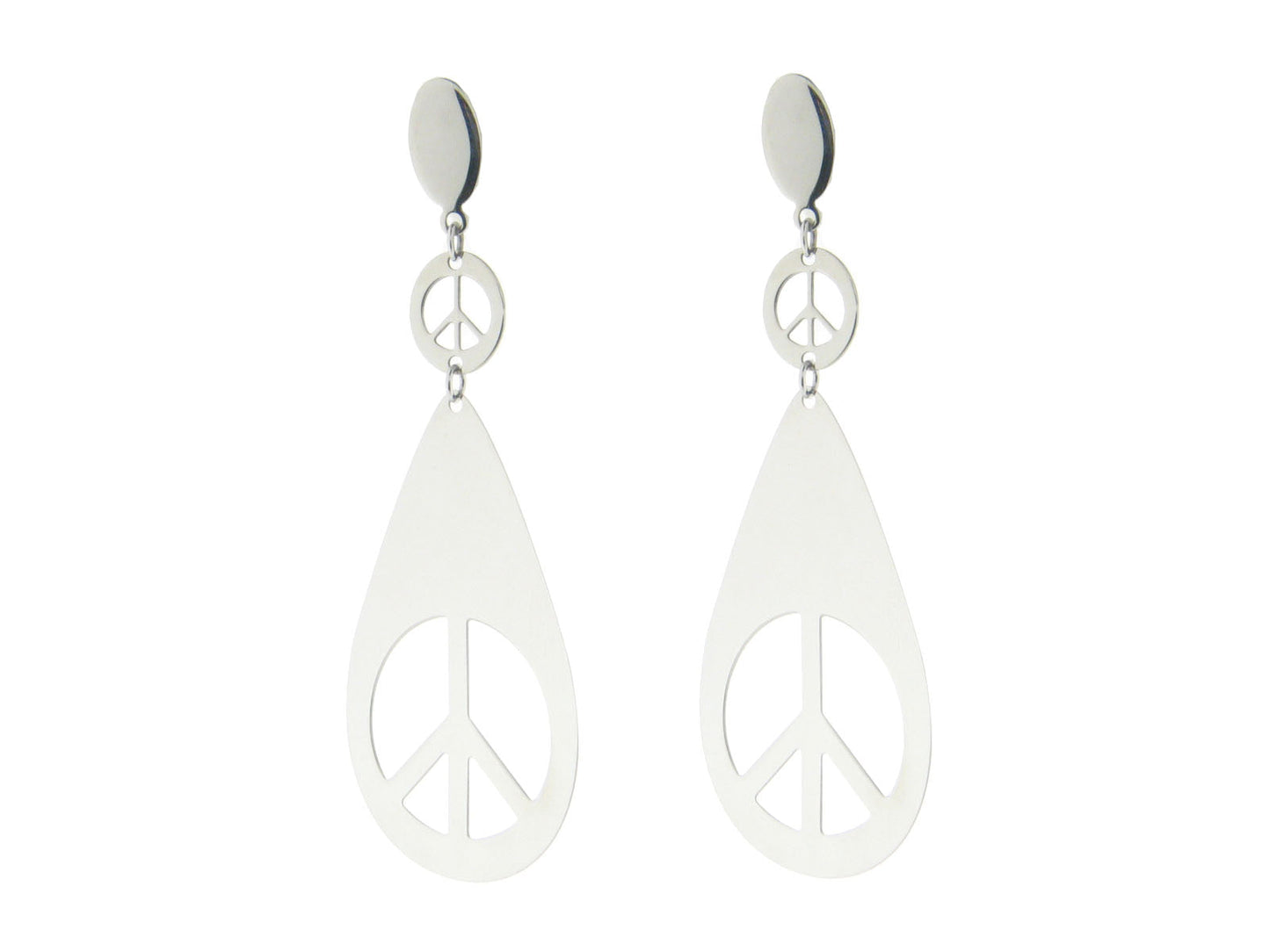 Liberty Peace Sign Earrings Earrings