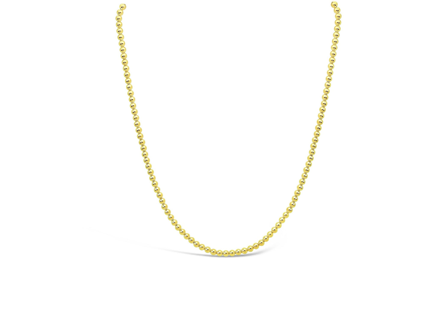 Vermeil Chunky Gold Ball Necklace Necklaces