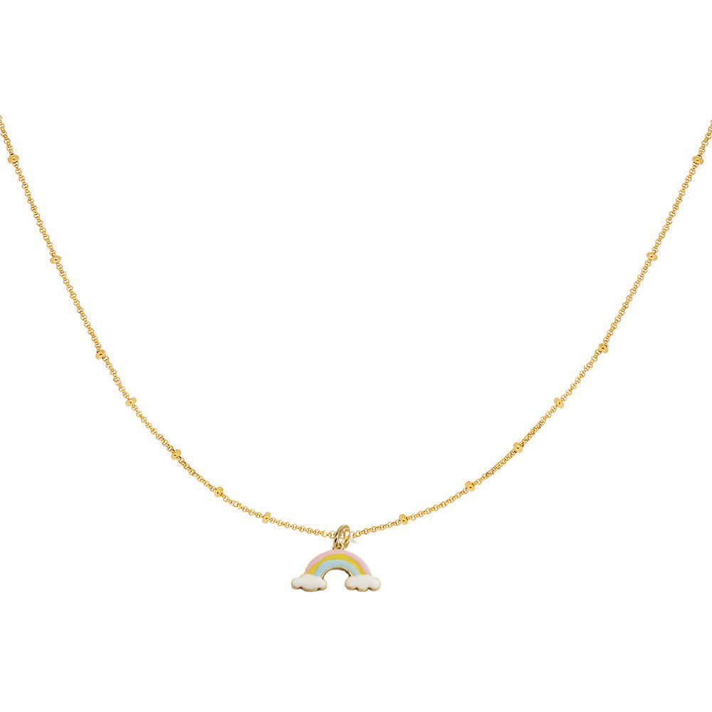 Enamel Rainbow Necklace Necklaces