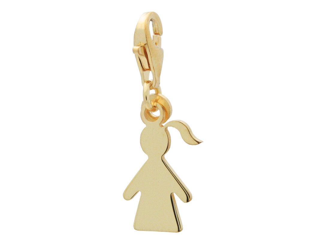 Golden Girl Cut Out Pendant Pendants