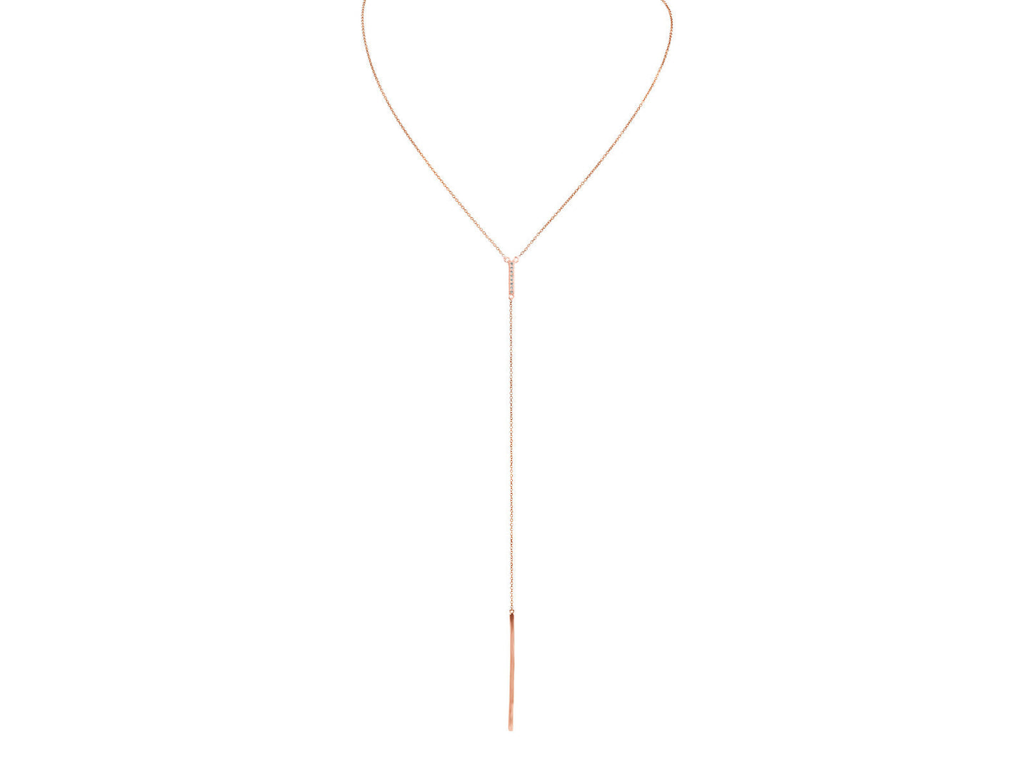 Double Bar Lariat Necklace Necklaces