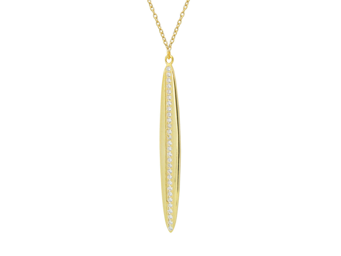 Almond Flash Pendant Necklace Necklaces