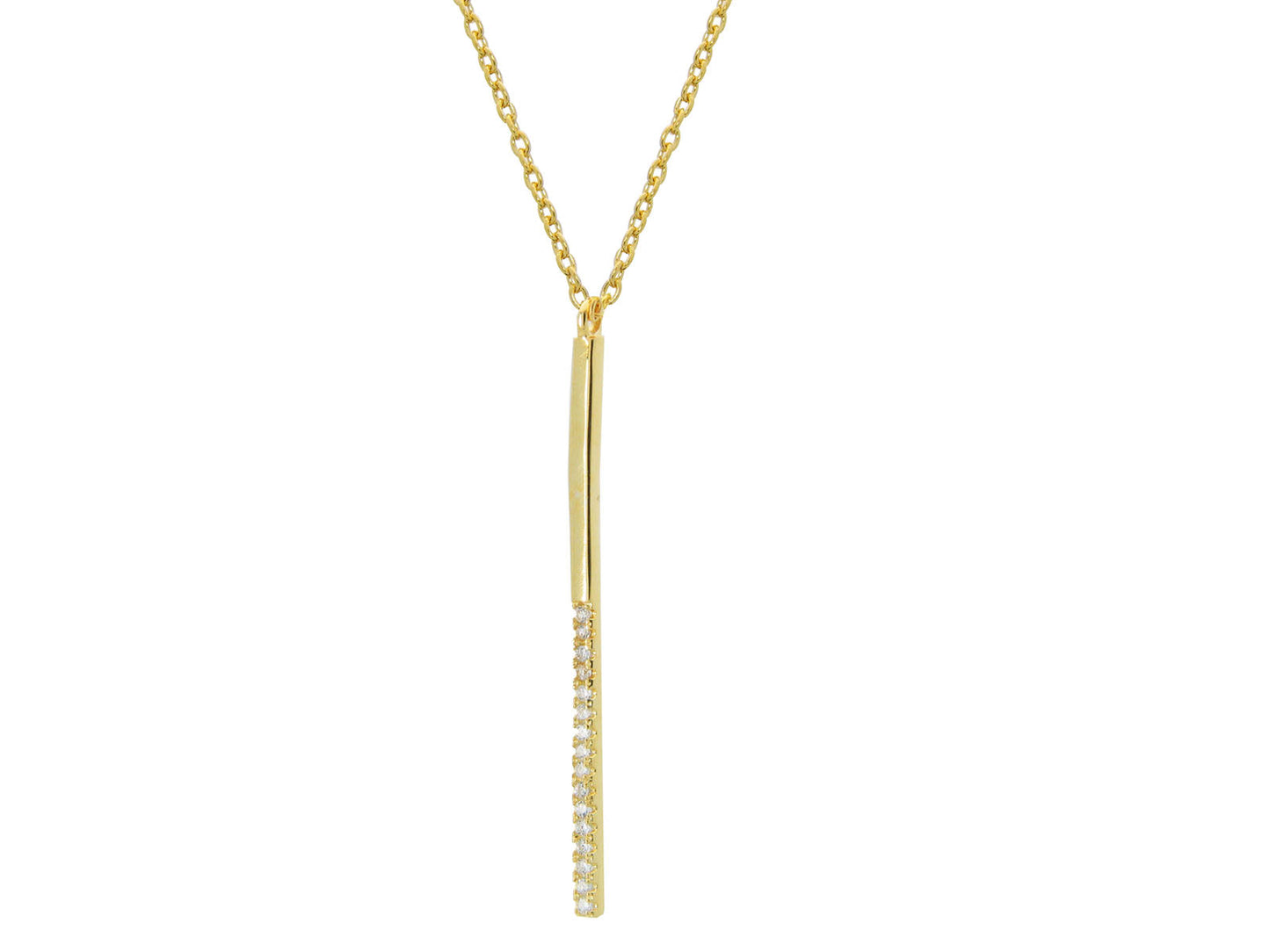 Dangling Sparkling Bar Necklace Necklaces