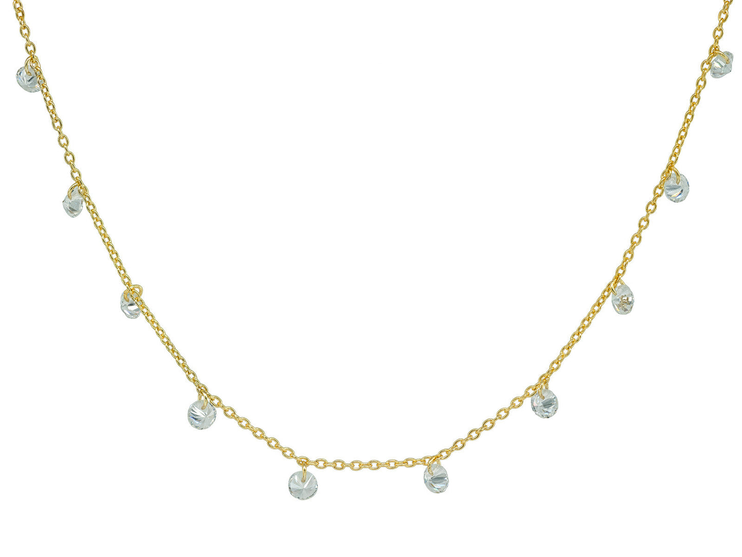 Mini Nude Stones Chain Necklaces