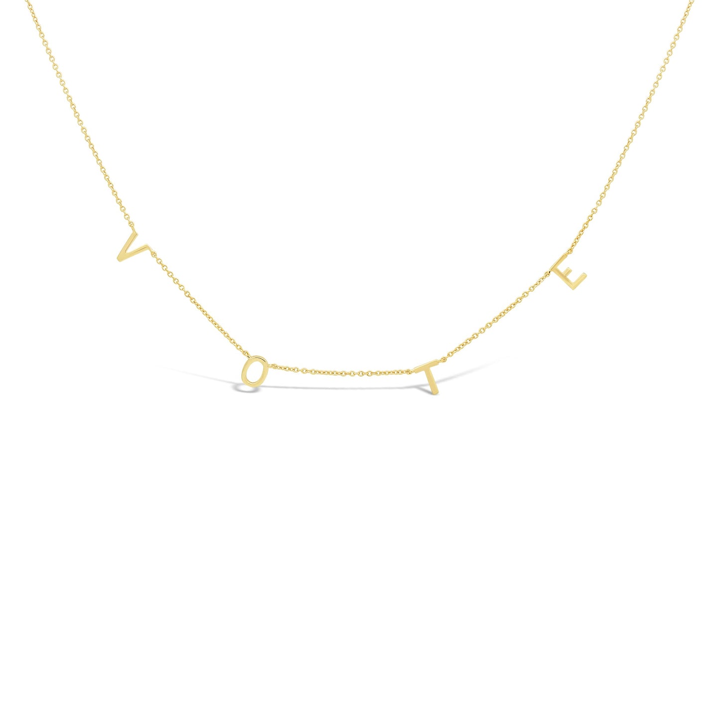 Gold Vote Necklace Necklaces