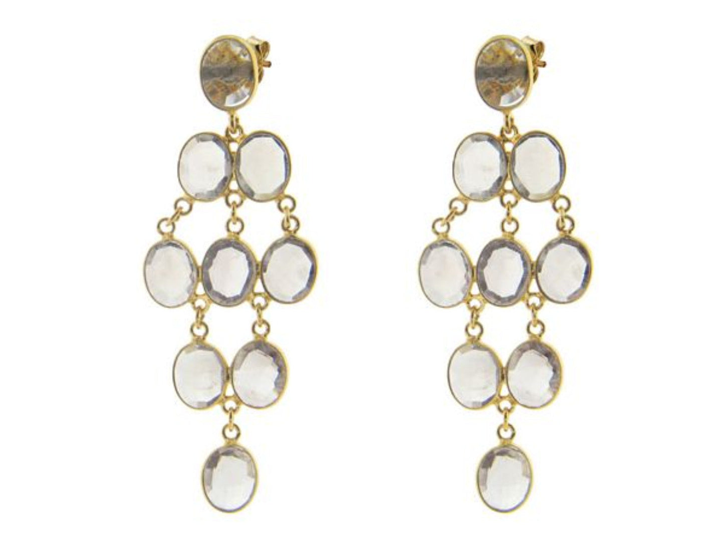 Smoky Quartz Chandelier Earrings Earrings