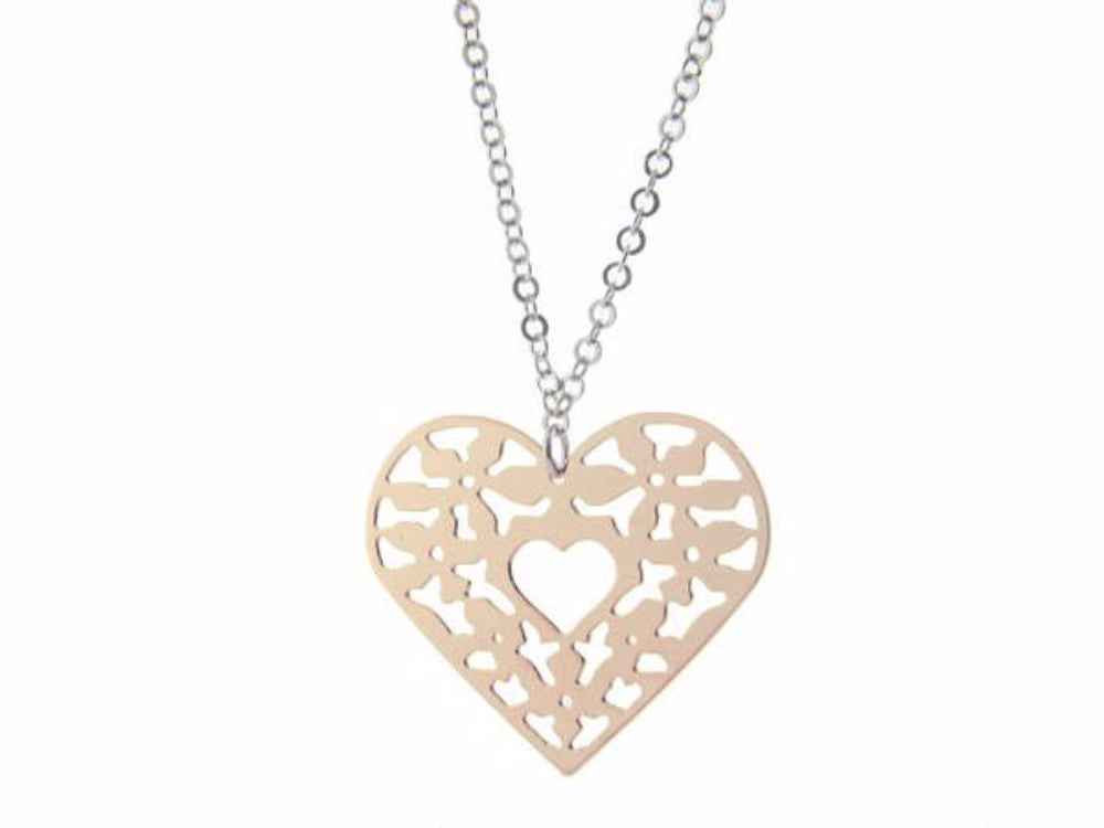 Filigree Heart Necklace Necklaces