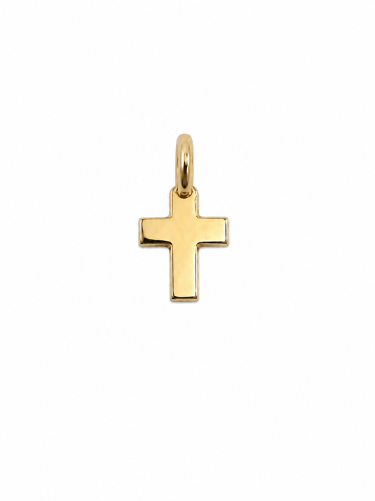 14k Gold Miniature Cross Pendant