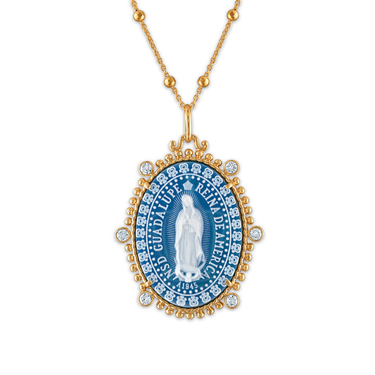 Reina Our Lady of Guadalupe Medallion