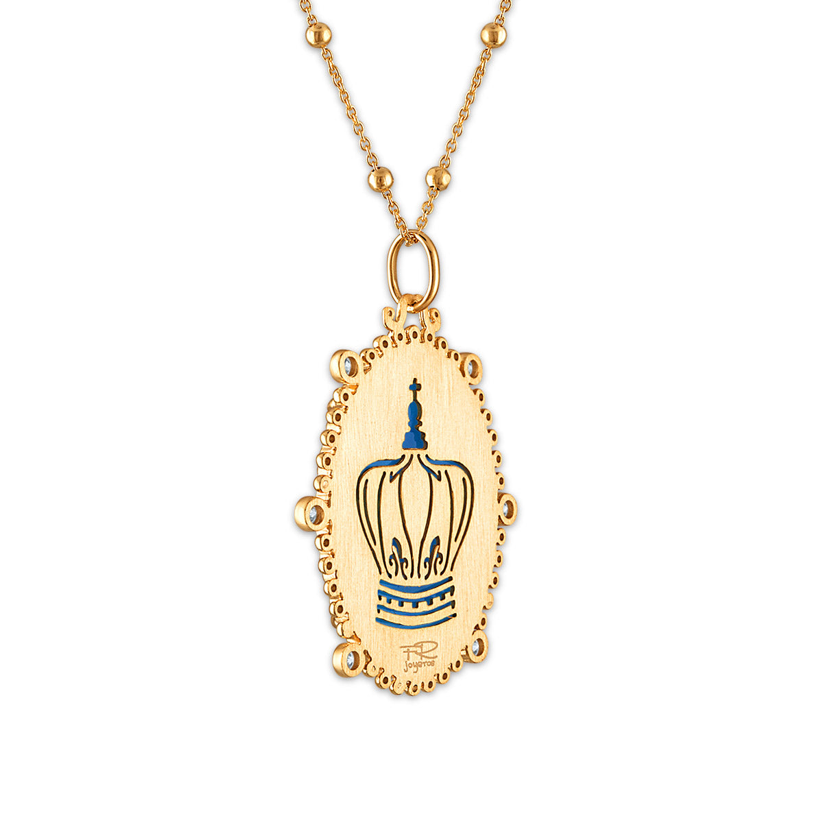 14k Excelsus Our Lady of Guadalupe Medallion Necklaces