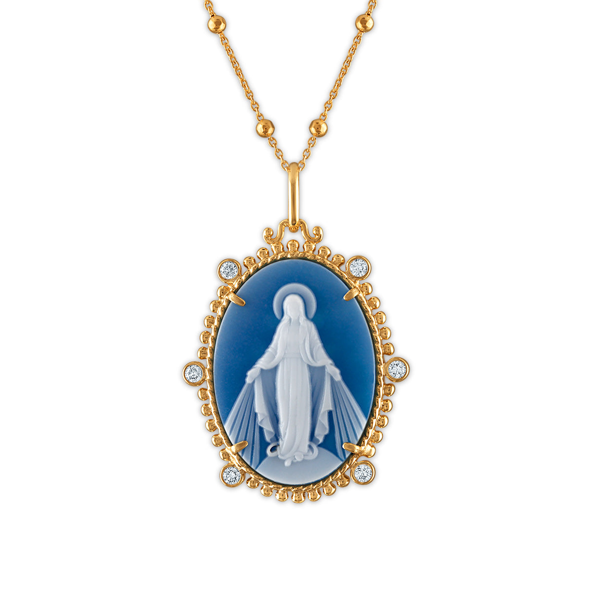 Emperatriz Miraculous Mary Medallion Necklaces