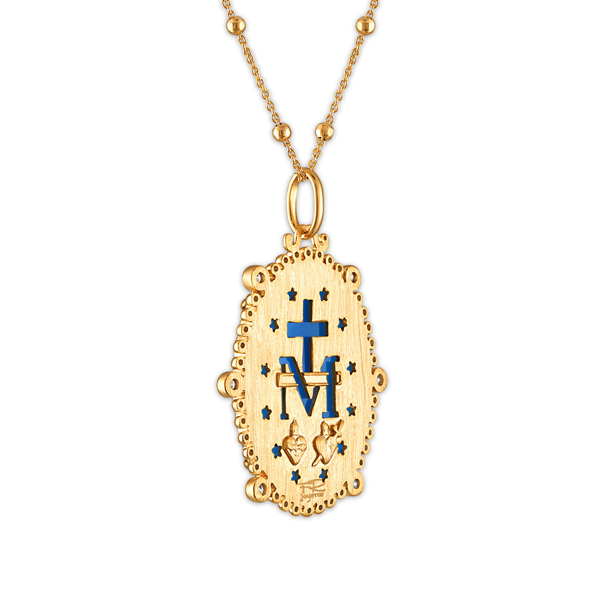 Emperatriz Miraculous Mary Medallion Necklaces