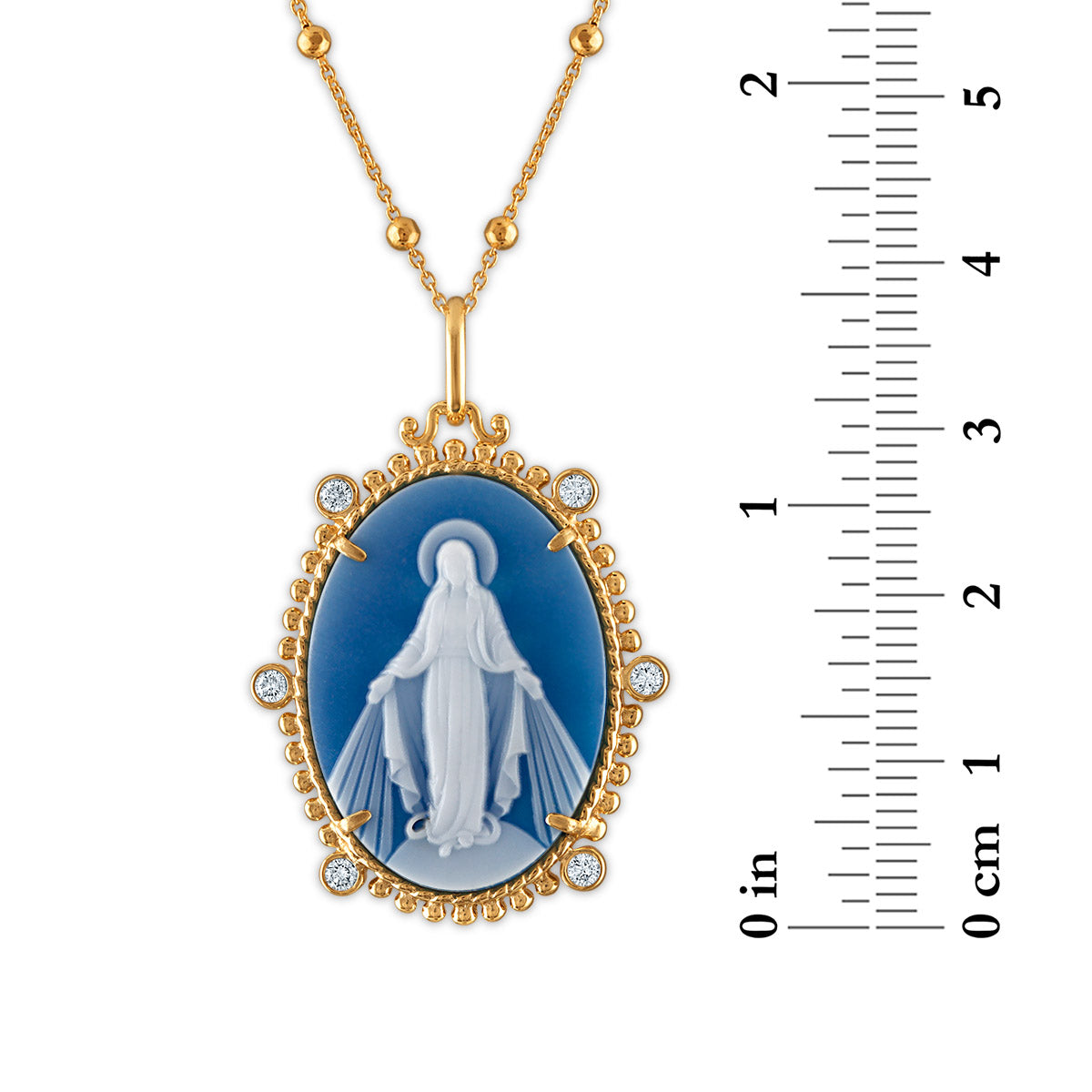 Emperatriz Miraculous Mary Medallion Necklaces