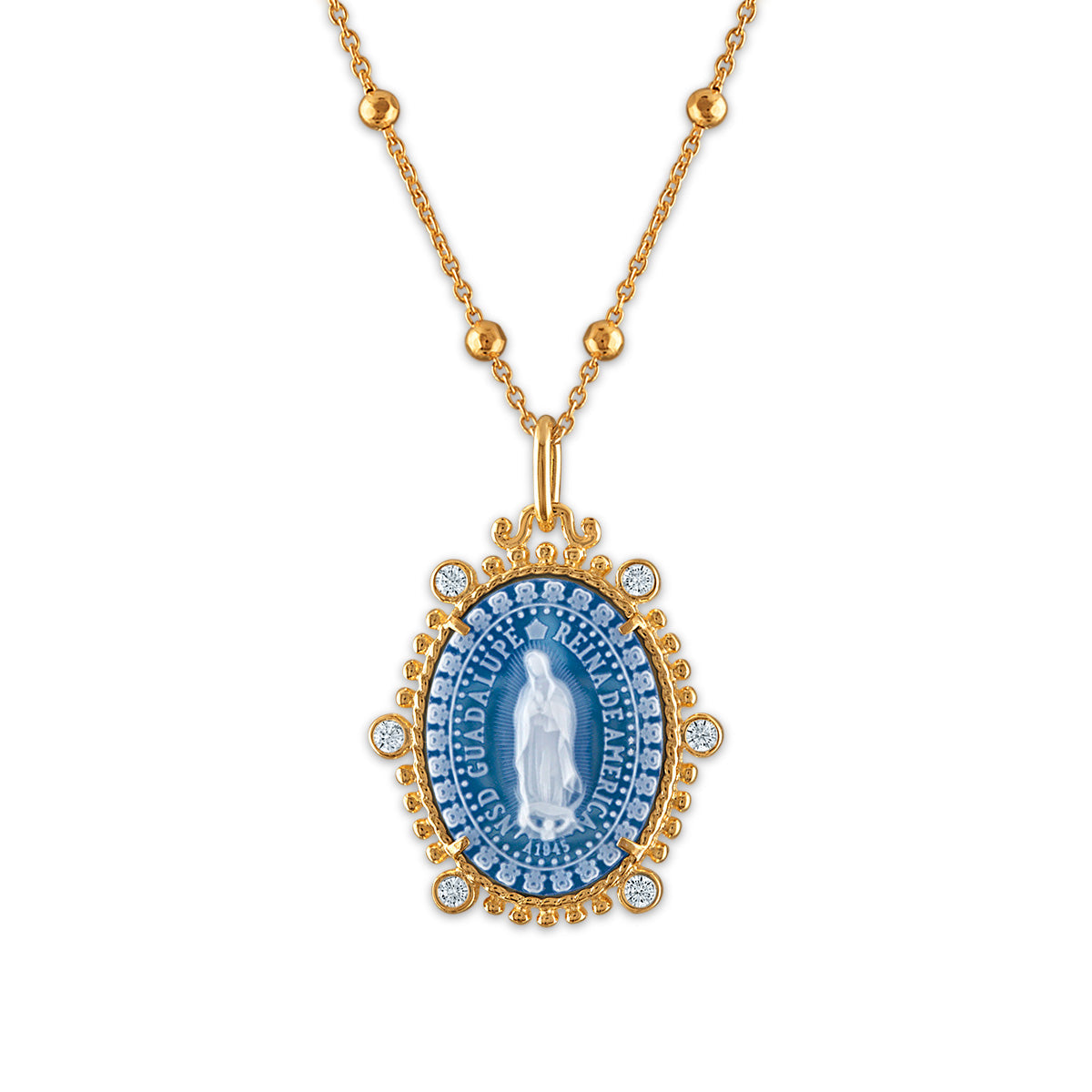 Imperial Our Lady of Guadalupe Medallion Necklaces