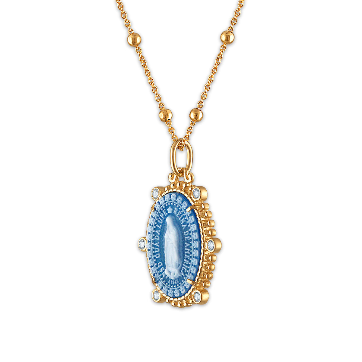 Imperial Our Lady of Guadalupe Medallion Necklaces