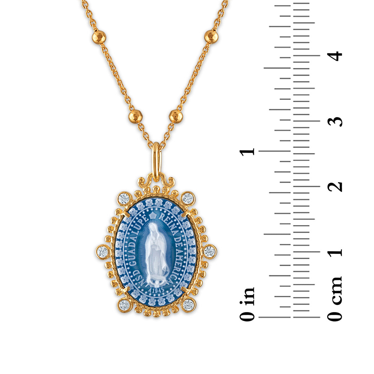 Imperial Our Lady of Guadalupe Medallion Necklaces