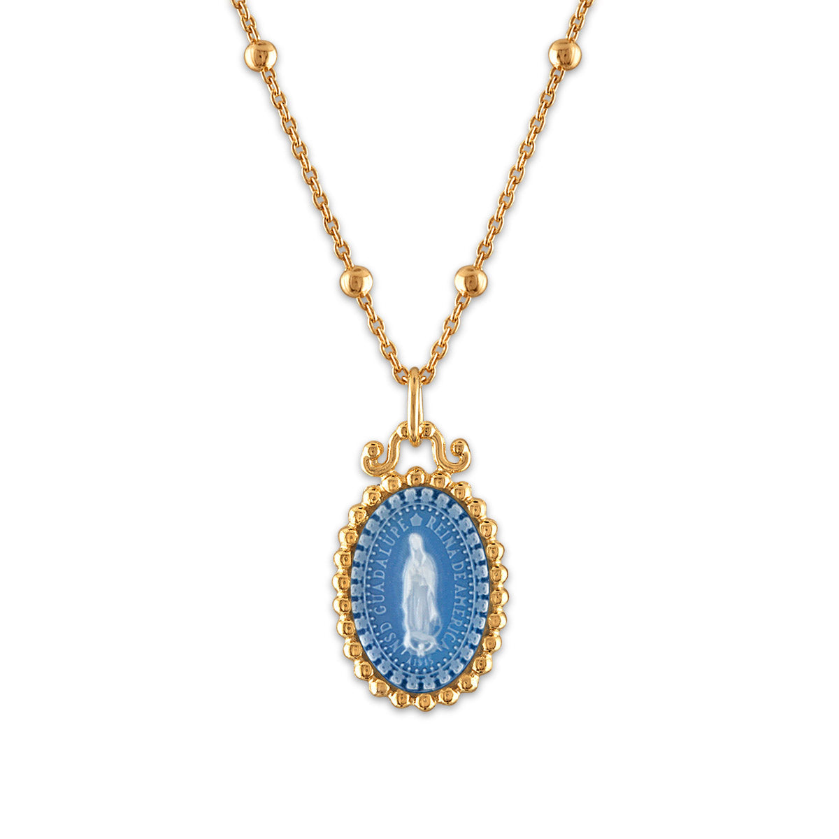 Princesa Our Lady of Guadalupe Medallion Necklaces