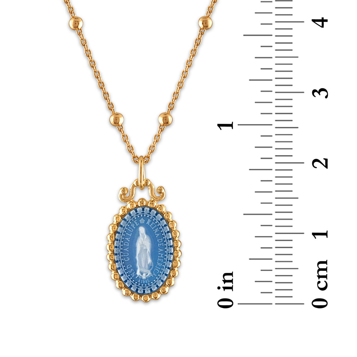 Princesa Our Lady of Guadalupe Medallion Necklaces