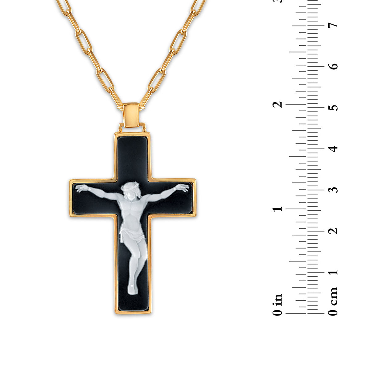 Sacred Mantle Black Crucifix