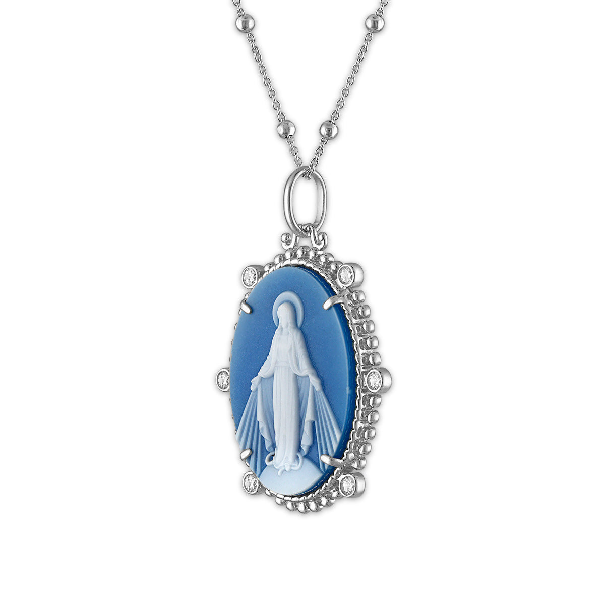 Emperatriz Miraculous Mary Medallion - Limited Edition Silver Necklaces