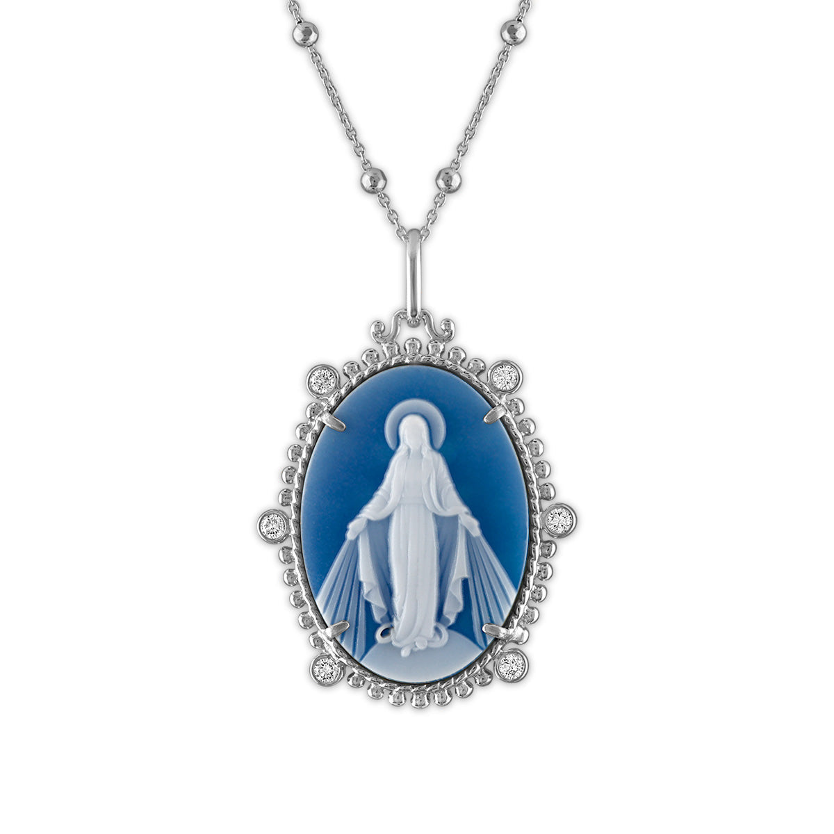 Emperatriz Miraculous Mary Medallion - Limited Edition Silver Necklaces