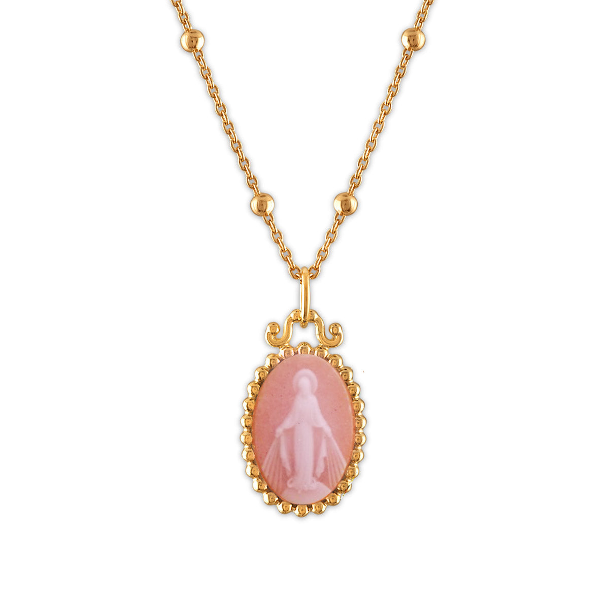 Princesa Miraculous Mary Medallion - Limited Edition Rose