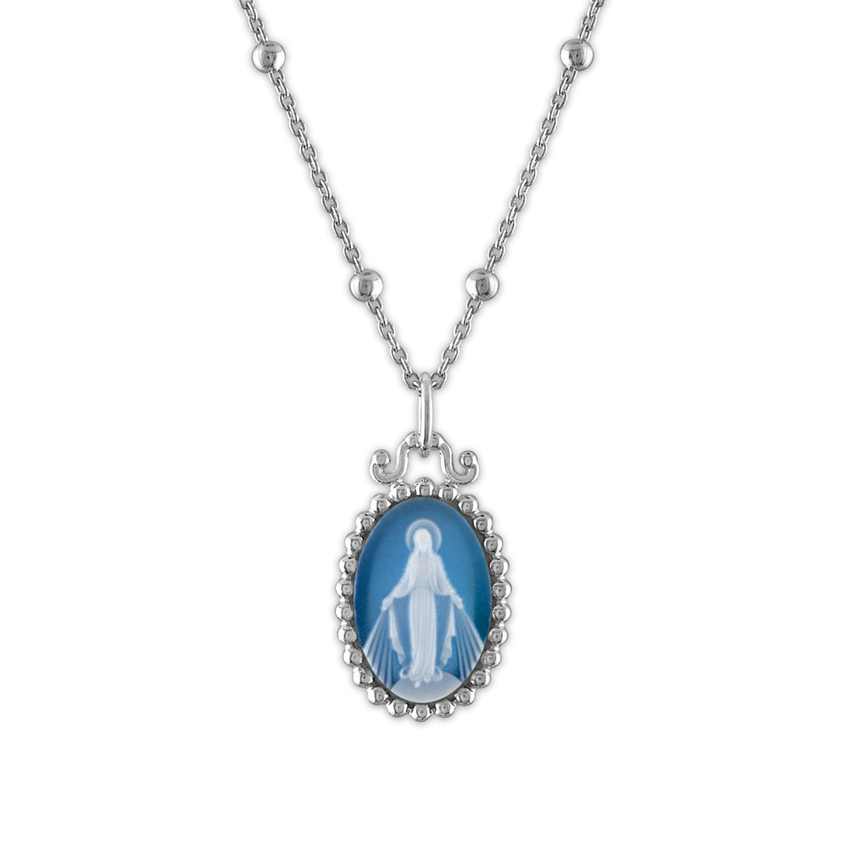 Princesa Miraculous Mary Medallion - Limited Edition Silver Necklaces