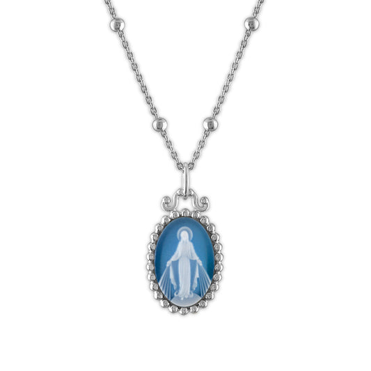 Princesa Miraculous Mary Medallion - Limited Edition Silver Necklaces