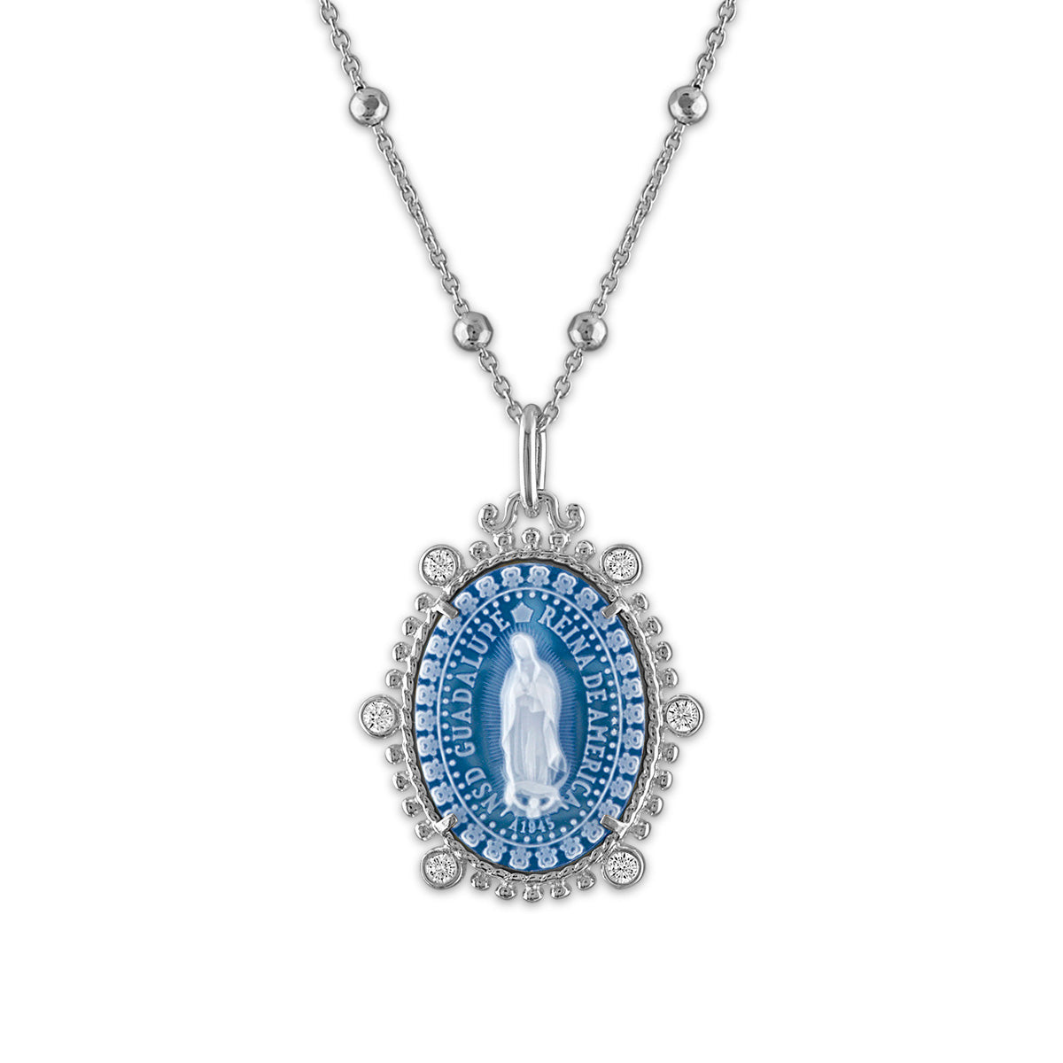 Imperial Our Lady of Guadalupe Medallion - Limited Edition Silver Necklaces