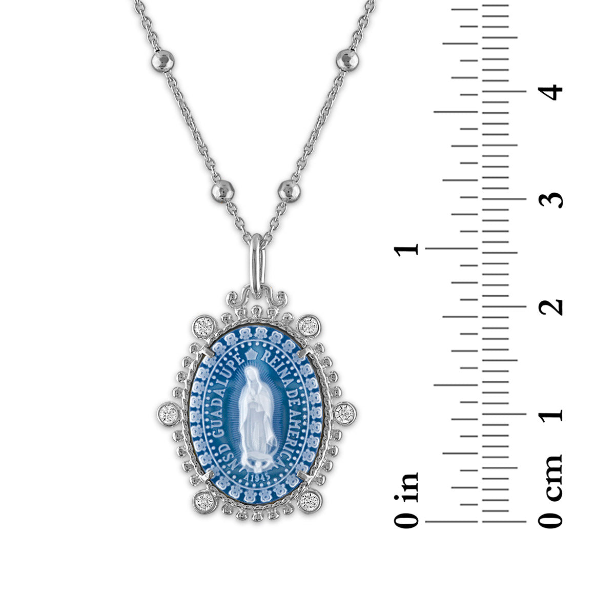 Imperial Our Lady of Guadalupe Medallion - Limited Edition Silver Necklaces