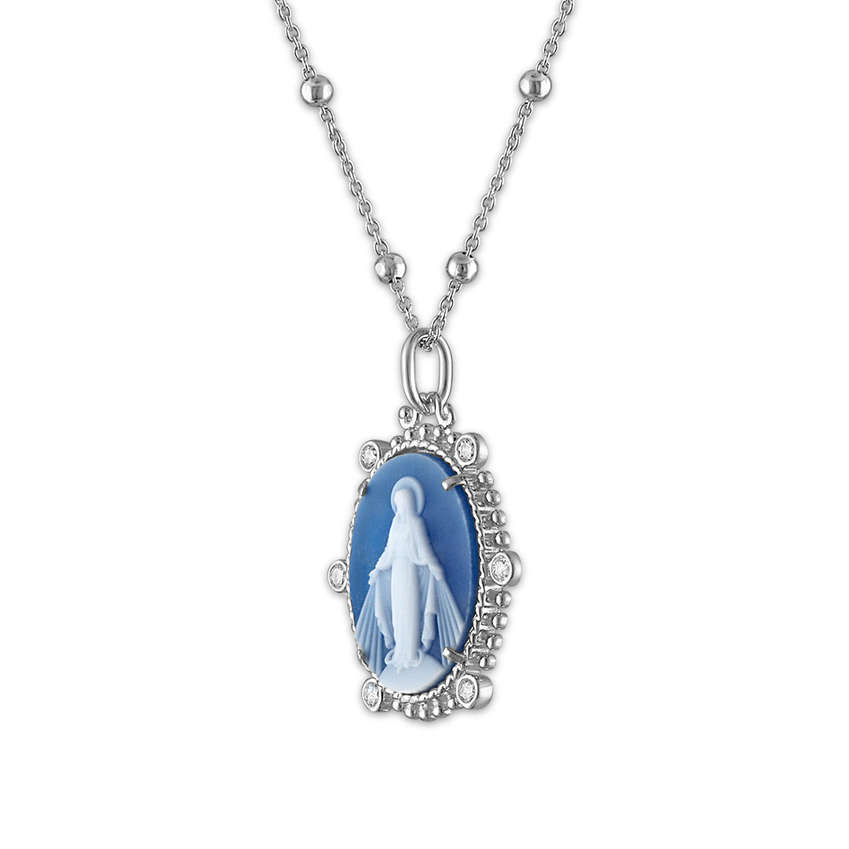 Imperial Miraculous Mary Medallion - Limited Edition Silver Necklaces