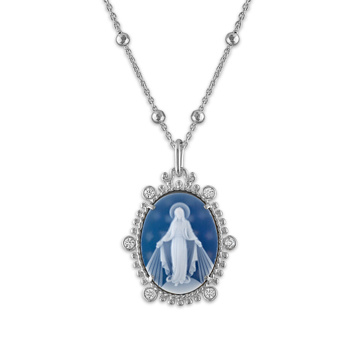 Imperial Miraculous Mary Medallion - Limited Edition Silver Necklaces