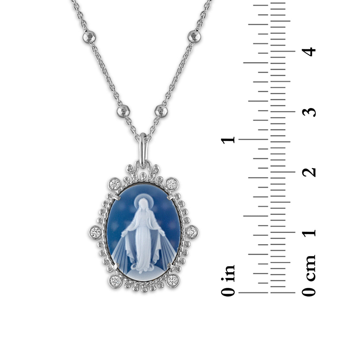 Imperial Miraculous Mary Medallion - Limited Edition Silver Necklaces