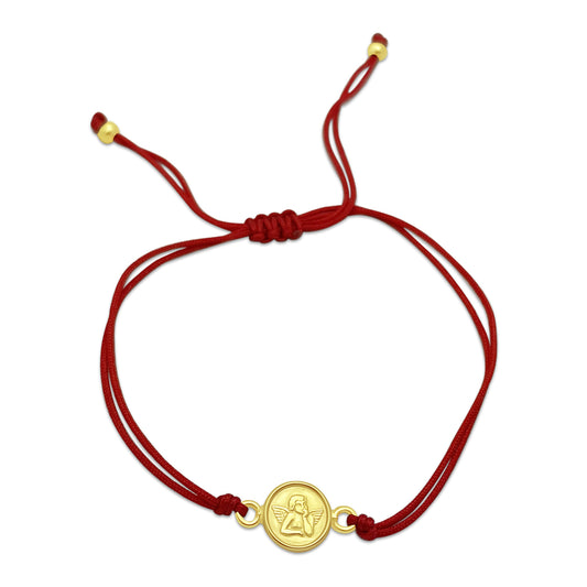 Guardian Angel Red Cord Bracelet Bracelets