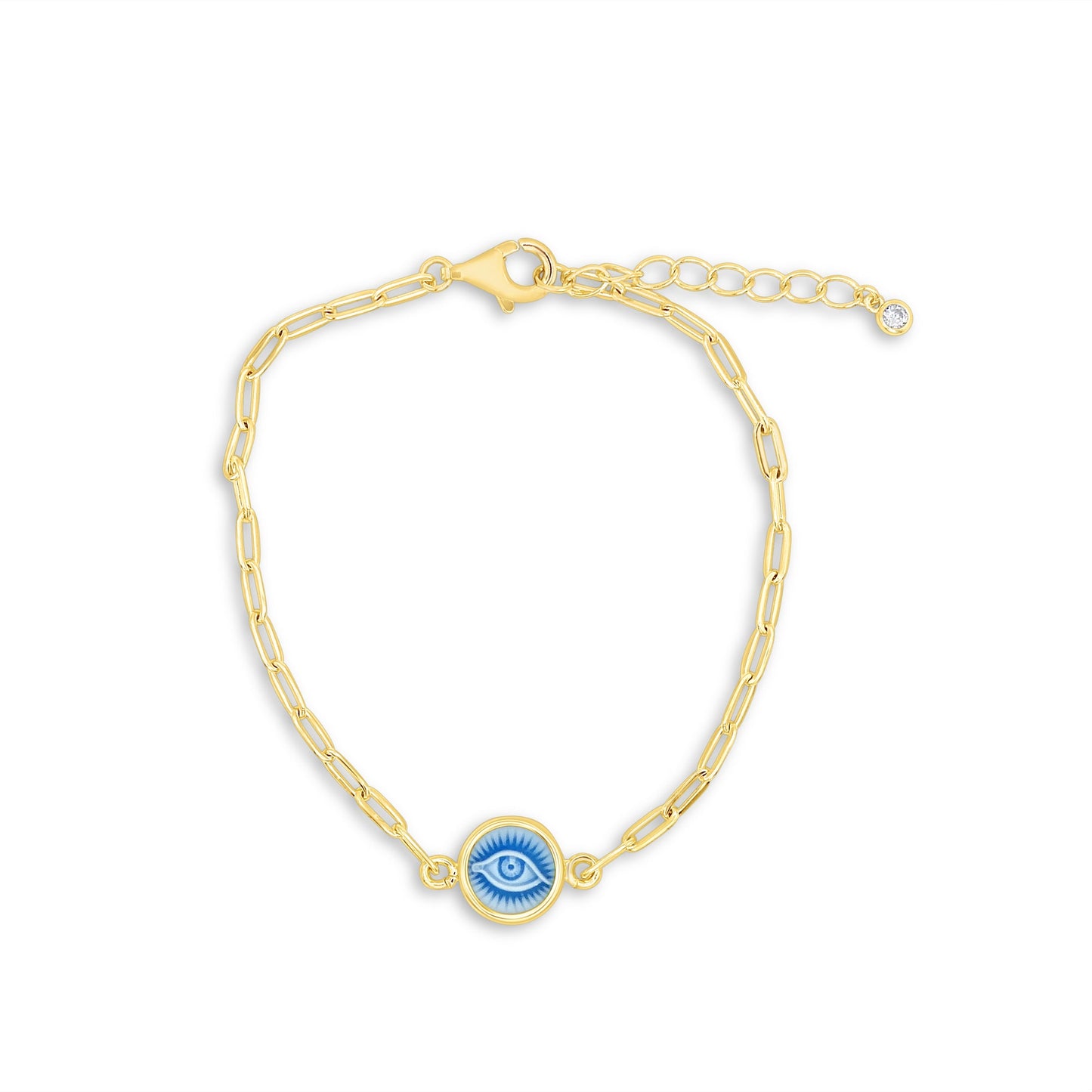 Malocchio Paper Clip Bracelet (Baby/ Infant)
