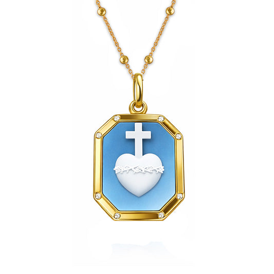 Sacred Heart "Sagrado Corazon"  Medallion