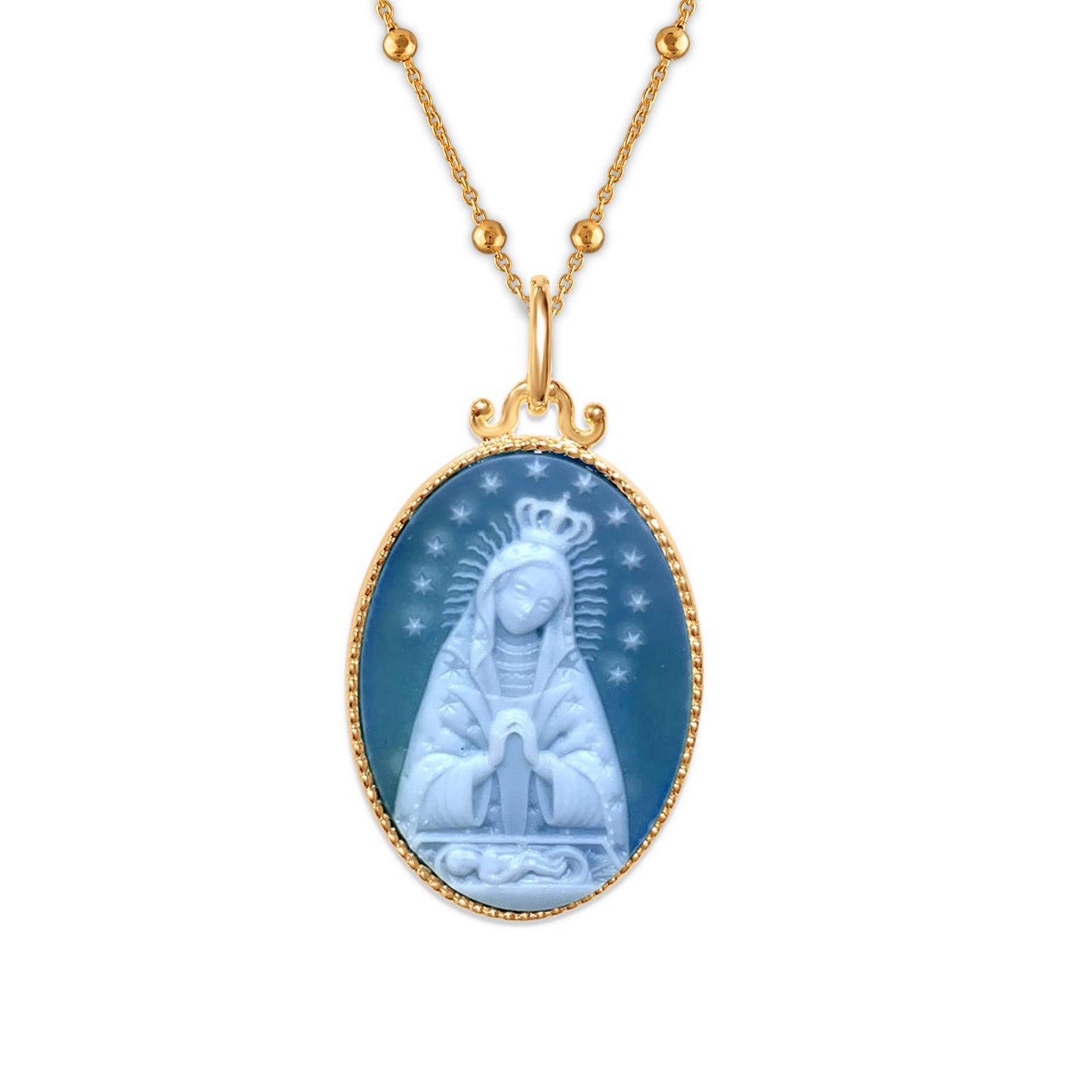 Emperatriz Virgen de La Altagracia Medallion Necklaces