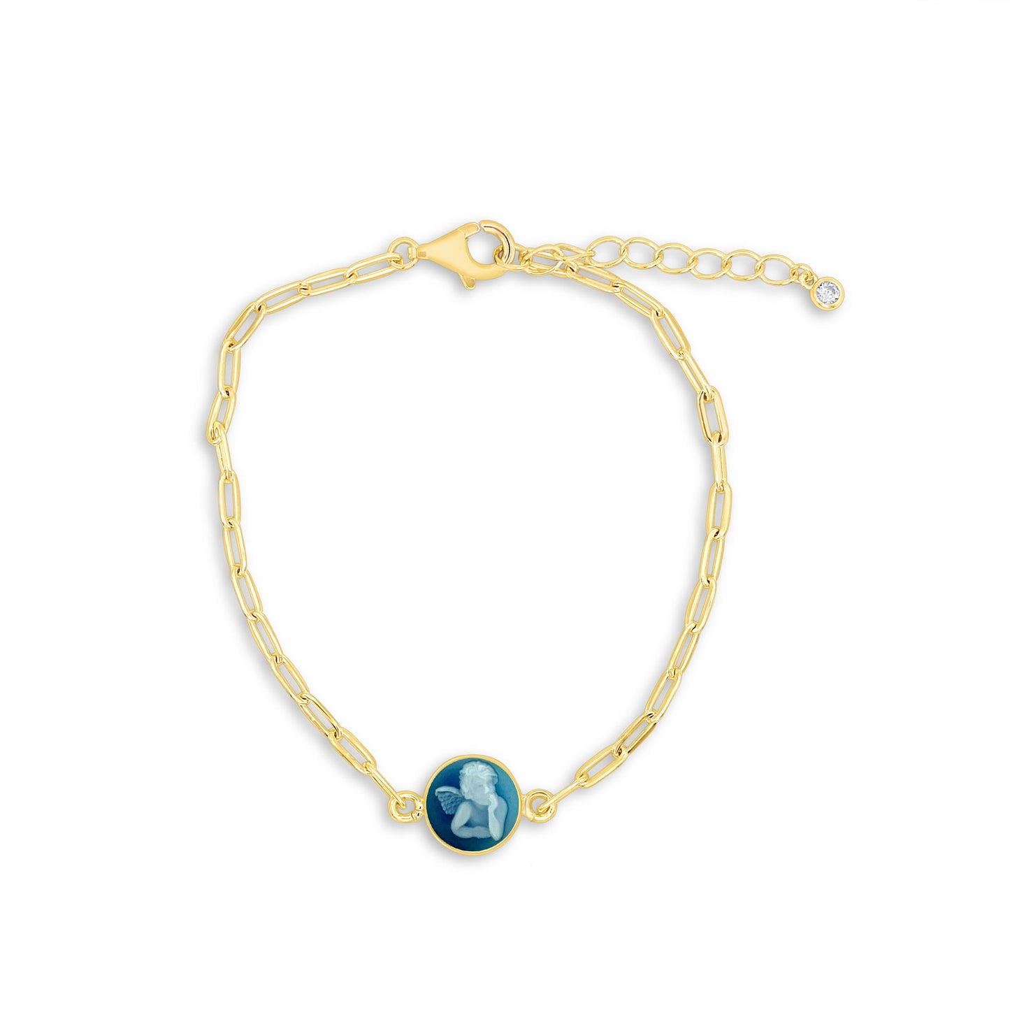 Guardian Angel Paper Clip Bracelet (Girl)