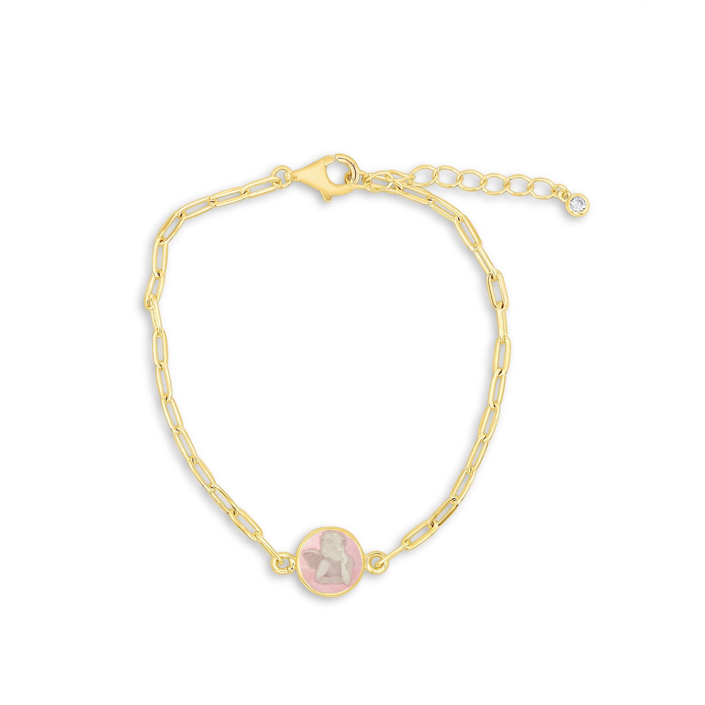 Guardian Angel Paper Clip Bracelet (Girl)