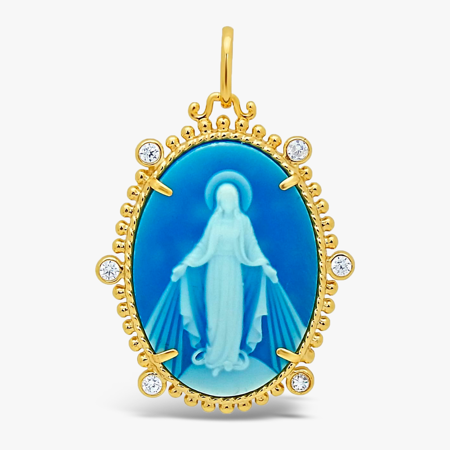 EMPERATRIZ MIRACULOUS MARY + MANTLE BOX + ENGRAVING