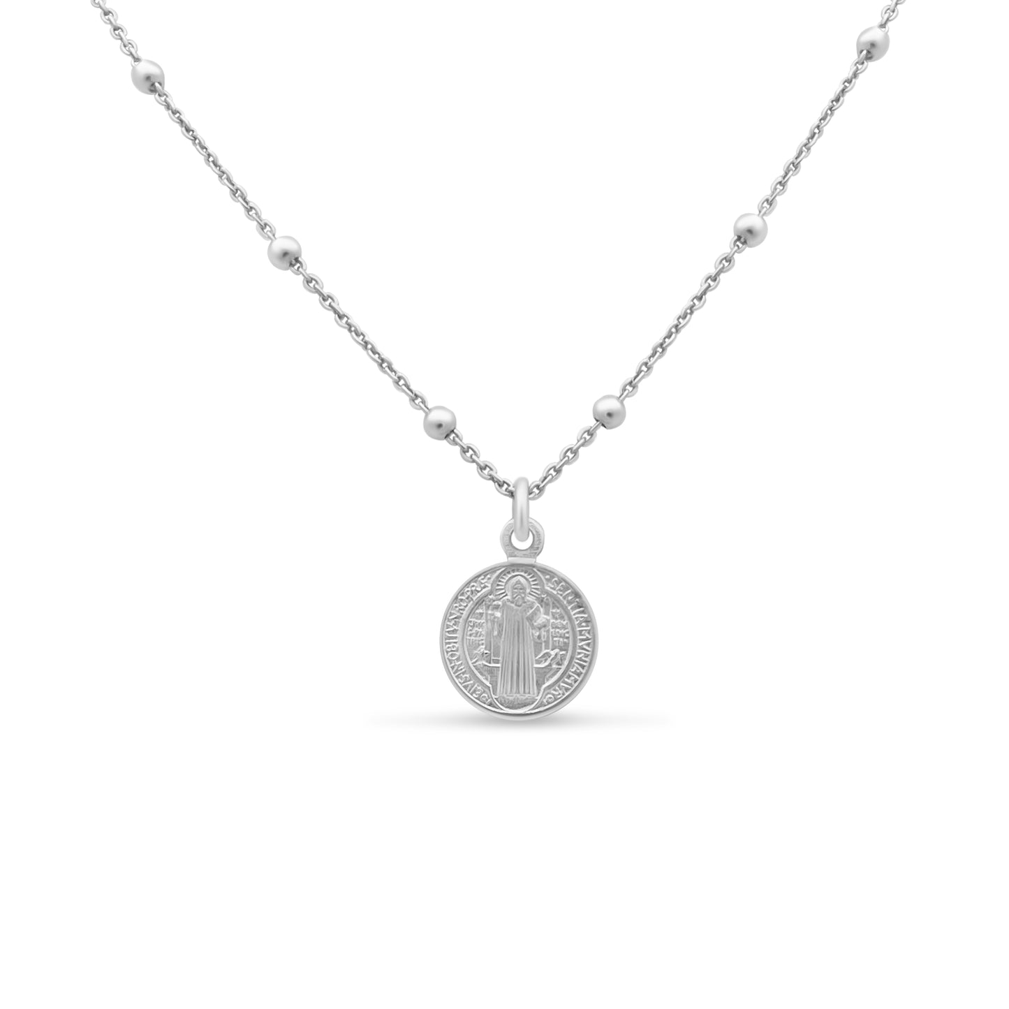 Rhodium Plated Sterling Silver San Benito Necklace Necklaces